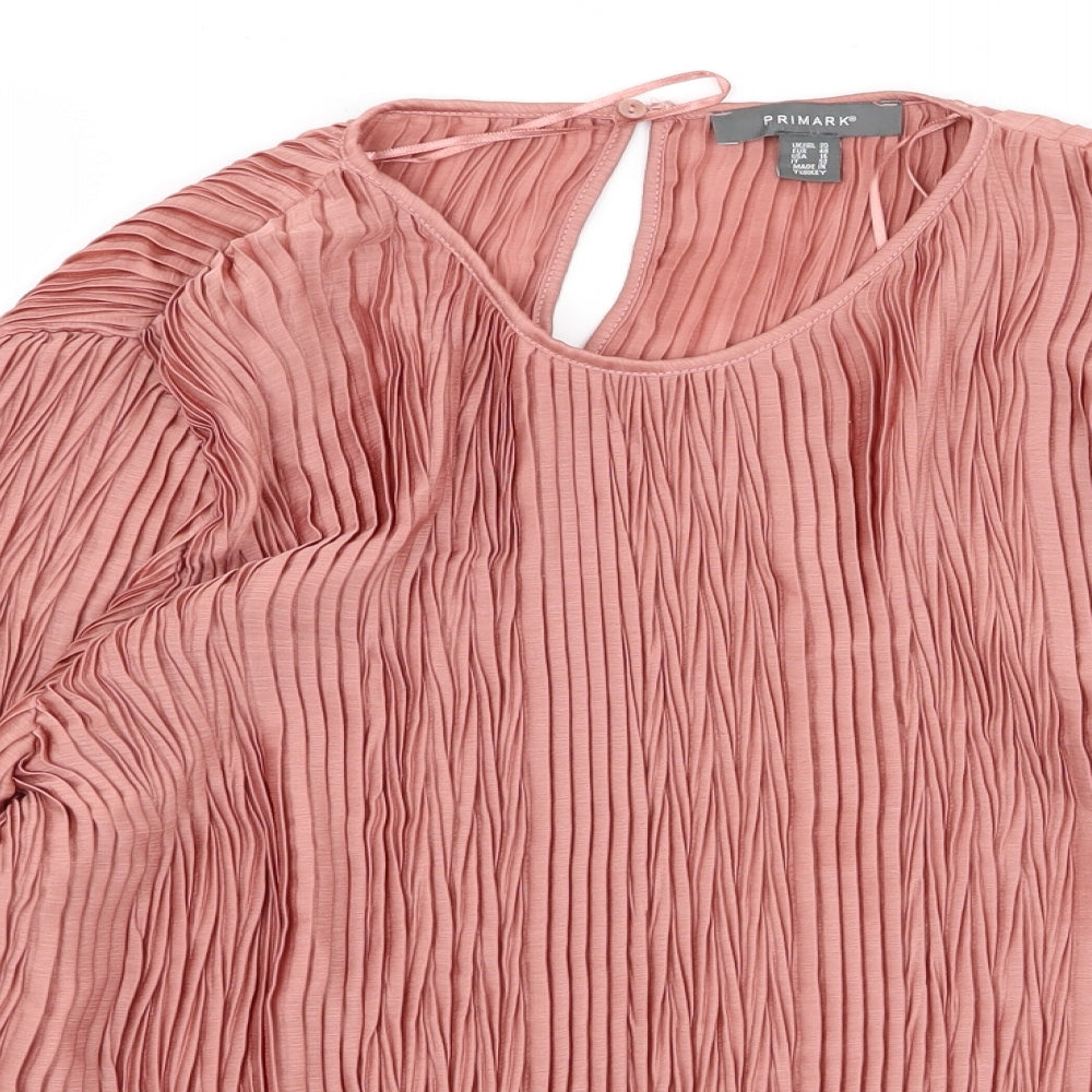 Primark Womens Pink   Basic Blouse Size 20