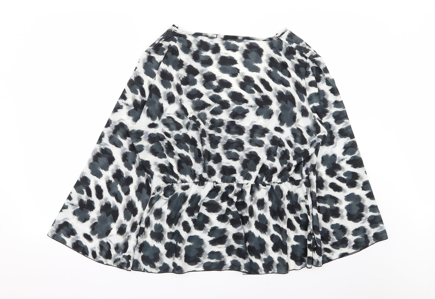 Quiz Womens Multicoloured Animal Print  Basic Blouse Size 18