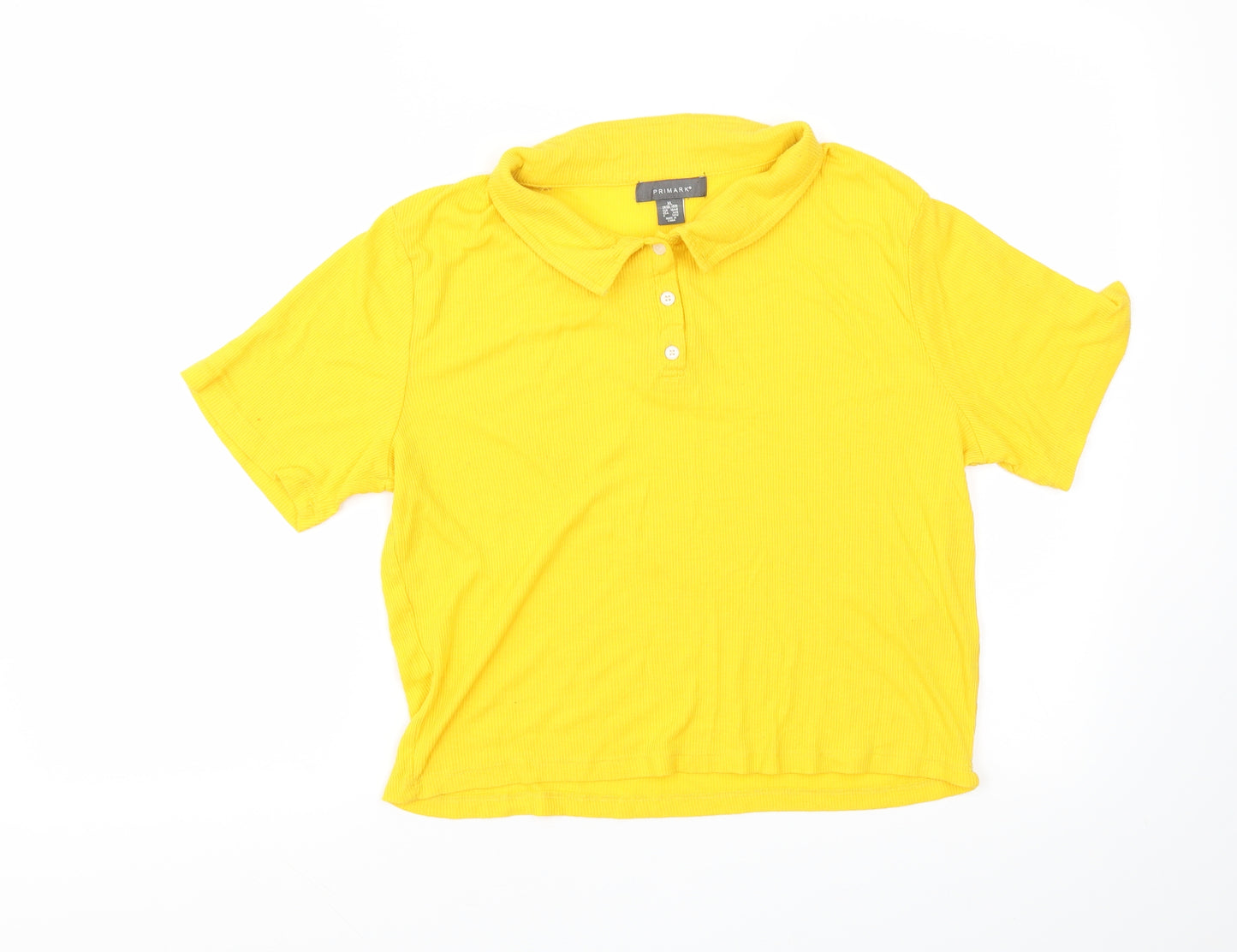 Primark Womens Yellow   Basic T-Shirt Size XL