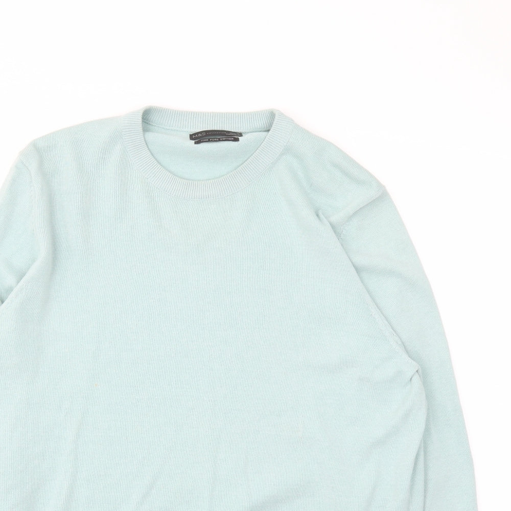 M&S Mens Blue   Pullover Sweatshirt Size M