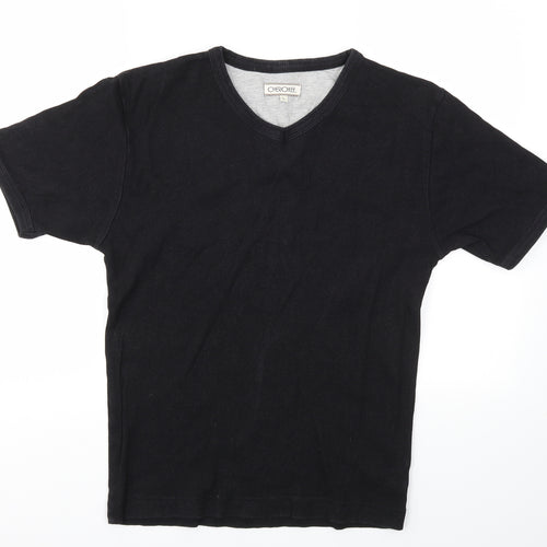 Cherokee Mens Black    T-Shirt Size L