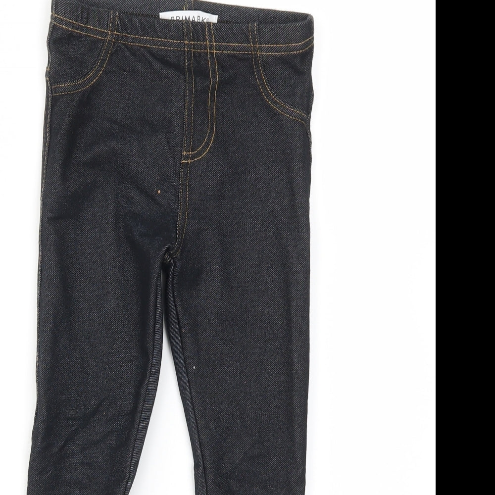 Primark Girls Blue   Jegging Trousers Size 5 Years