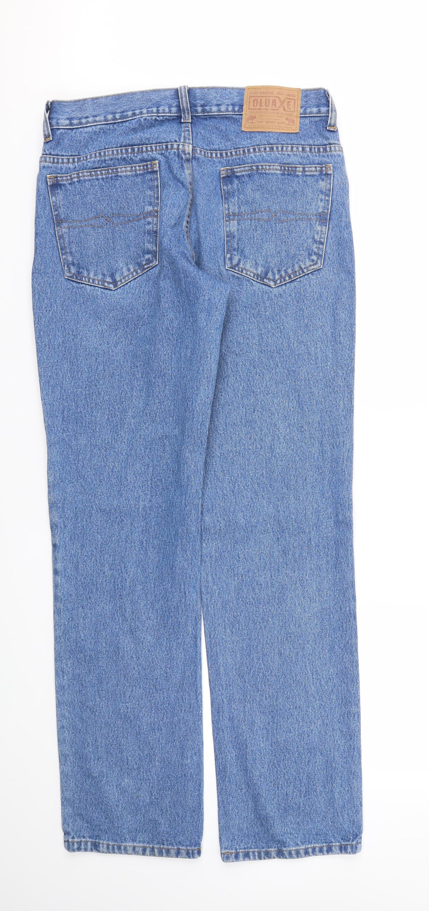Preworn Mens Blue   Straight Jeans Size 32 L33 in