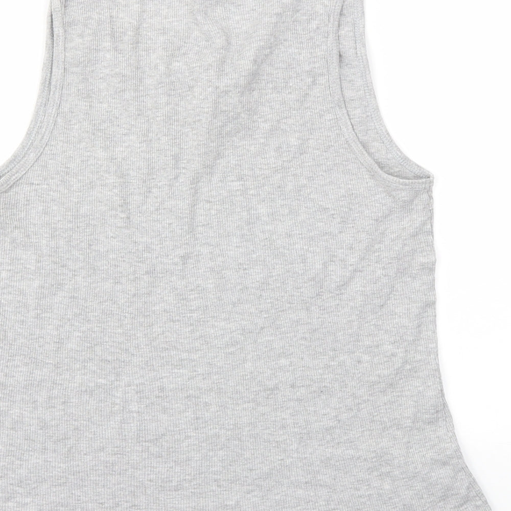 Secret Womens Grey   Basic T-Shirt Size L