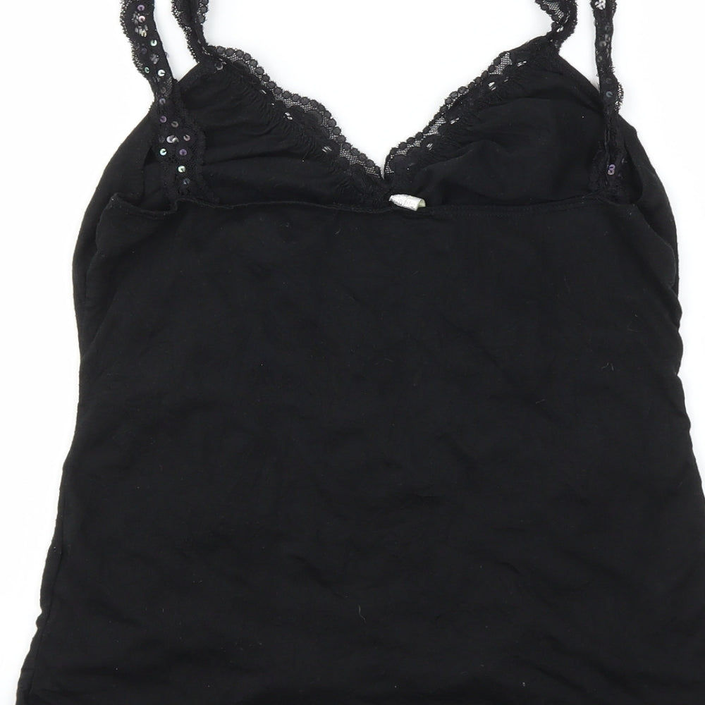 River Island Womens Black   Basic T-Shirt Size 12