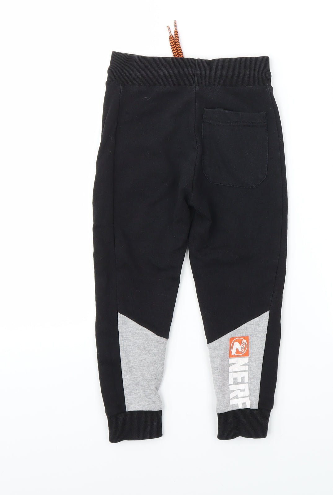 Preworn Boys Black   Jogger Trousers Size 4-5 Years