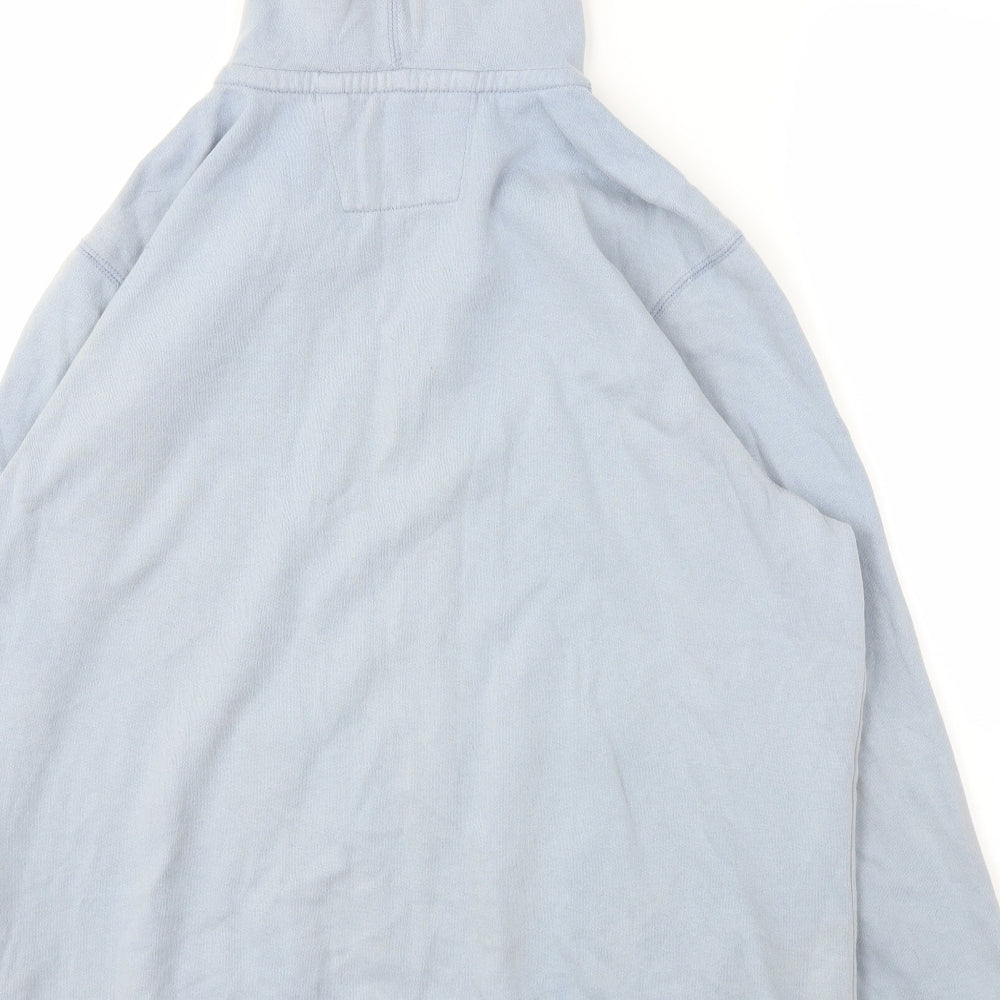 George Mens Blue   Full Zip Hoodie Size L