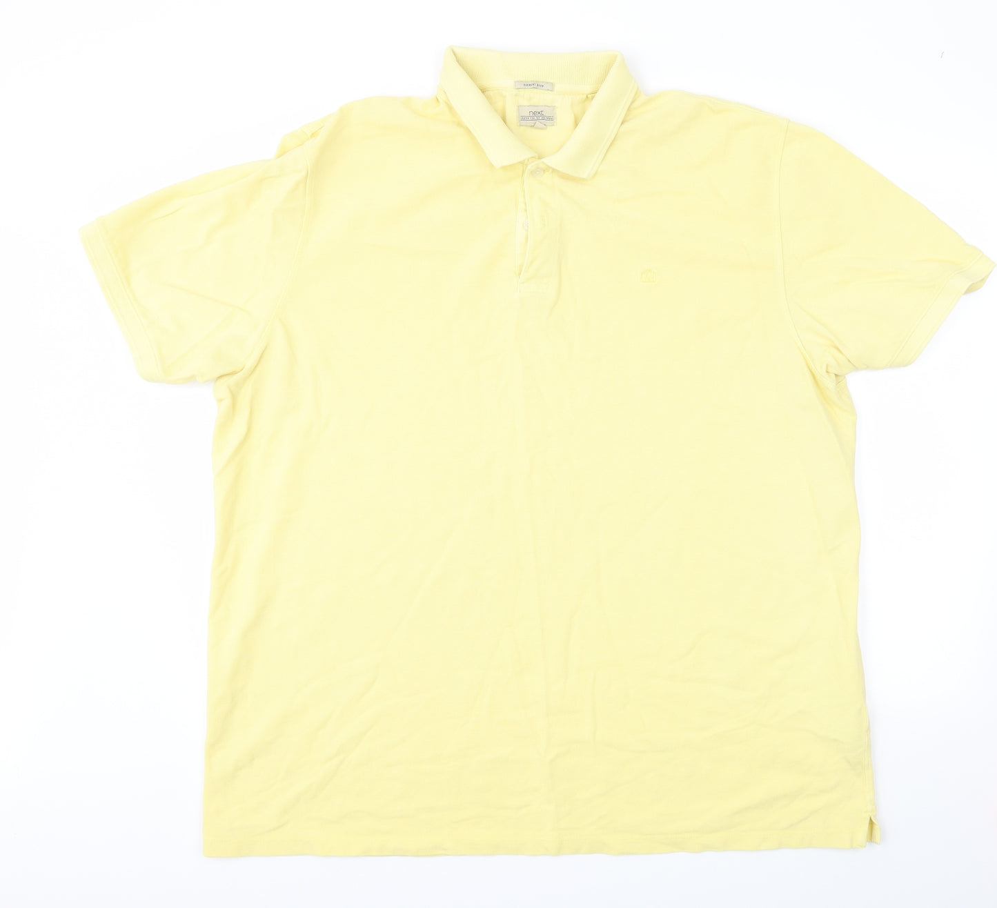 NEXT Mens Yellow    Polo Size 3XL