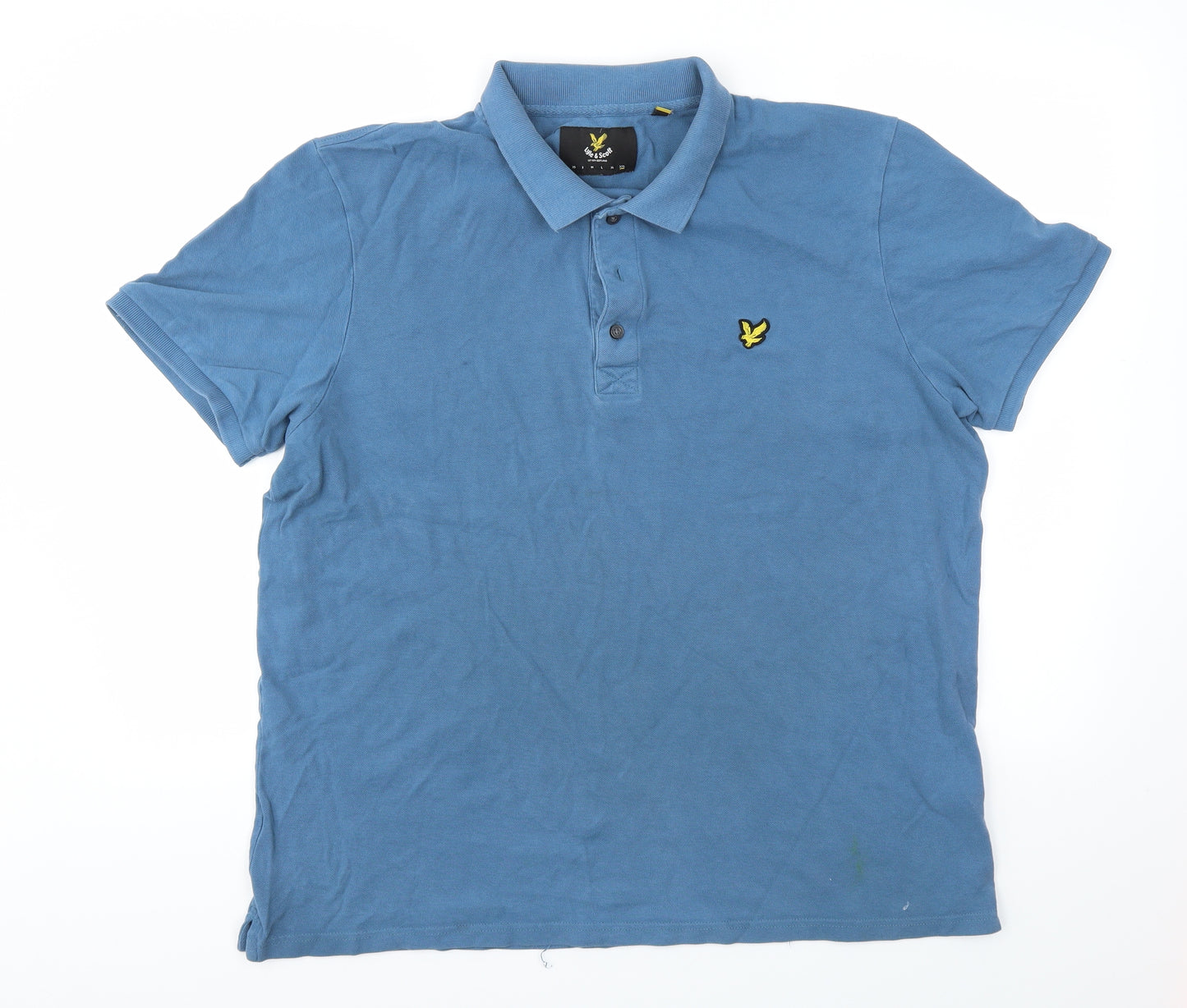 Lyle & Scott Mens Blue    Polo Size 2XL