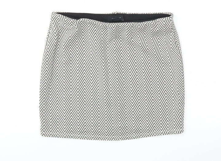 Primark Womens Grey A-Line Skirt Size 14
