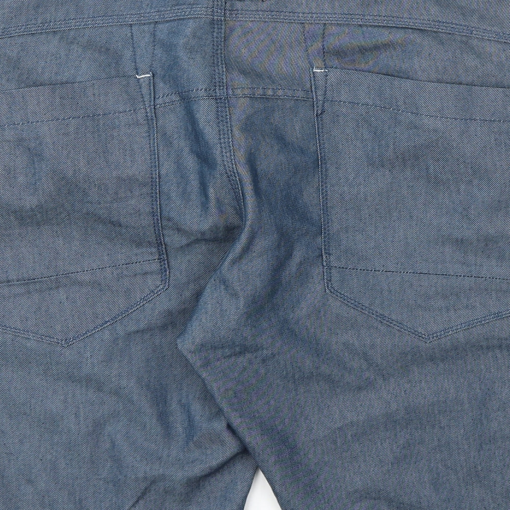 NEXT Mens Blue   Chino Shorts Size 40 in