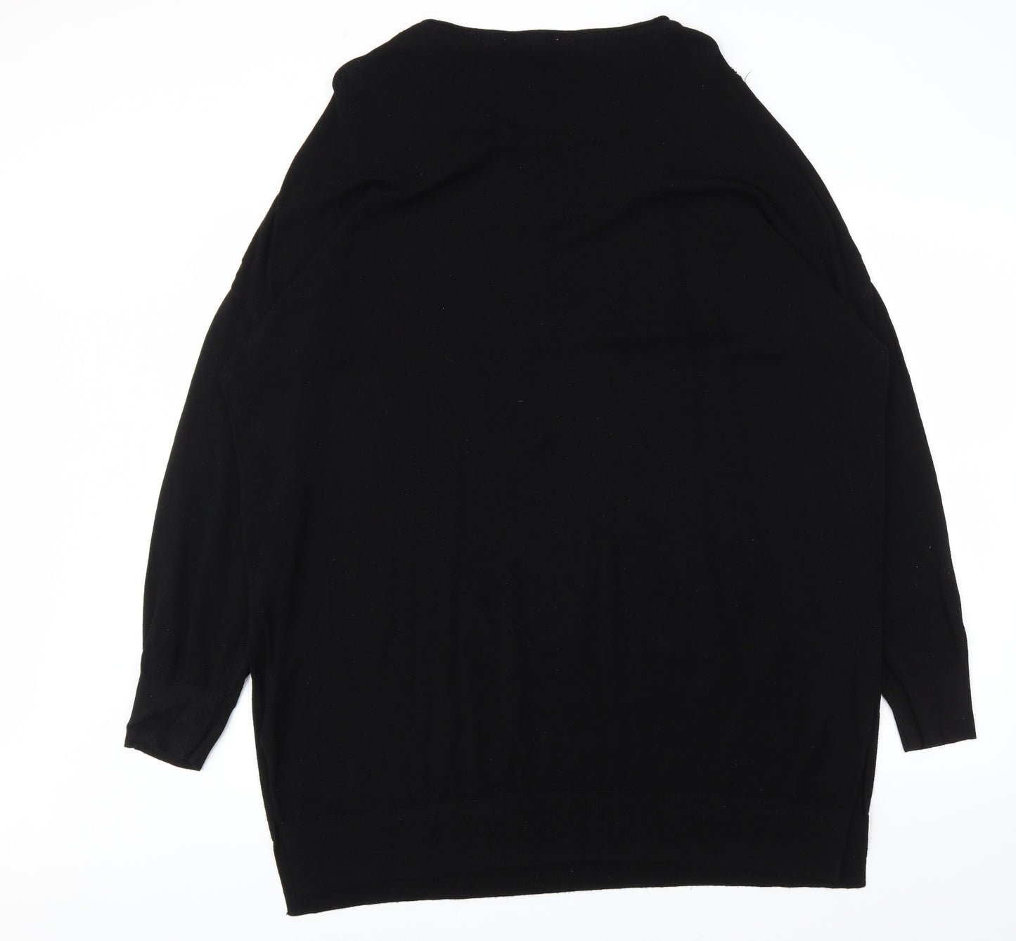 Yours Womens Black   Pullover Jumper Size 26