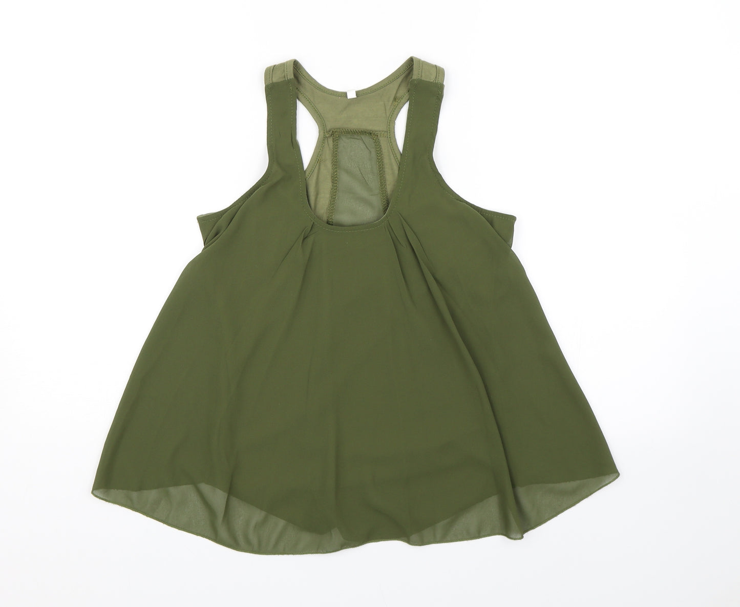 Preworn Womens Green   Basic Tank Size S