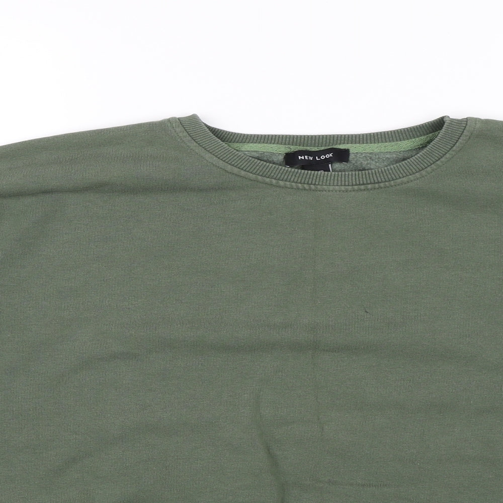 New Look Womens Green   Pullover Sweatshirt Size 10