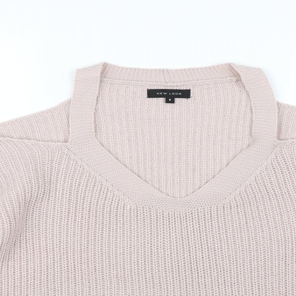 New Look Womens Pink   Pullover Jumper Size 8