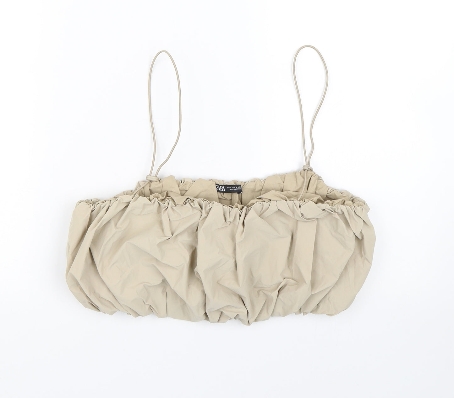 Zara Womens Beige   Basic Tank Size L