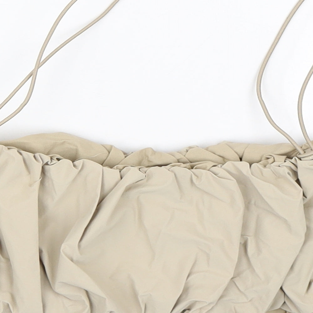 Zara Womens Beige   Basic Tank Size L