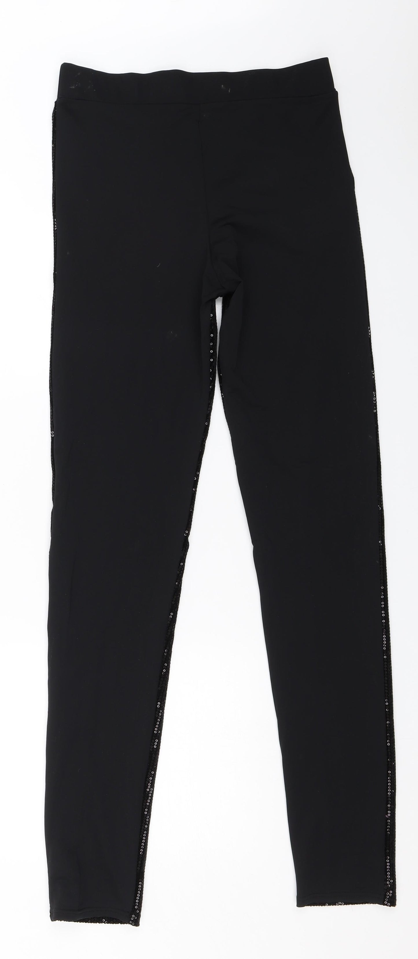 Calzendonia Womens Black   Dress Pants Trousers Size L