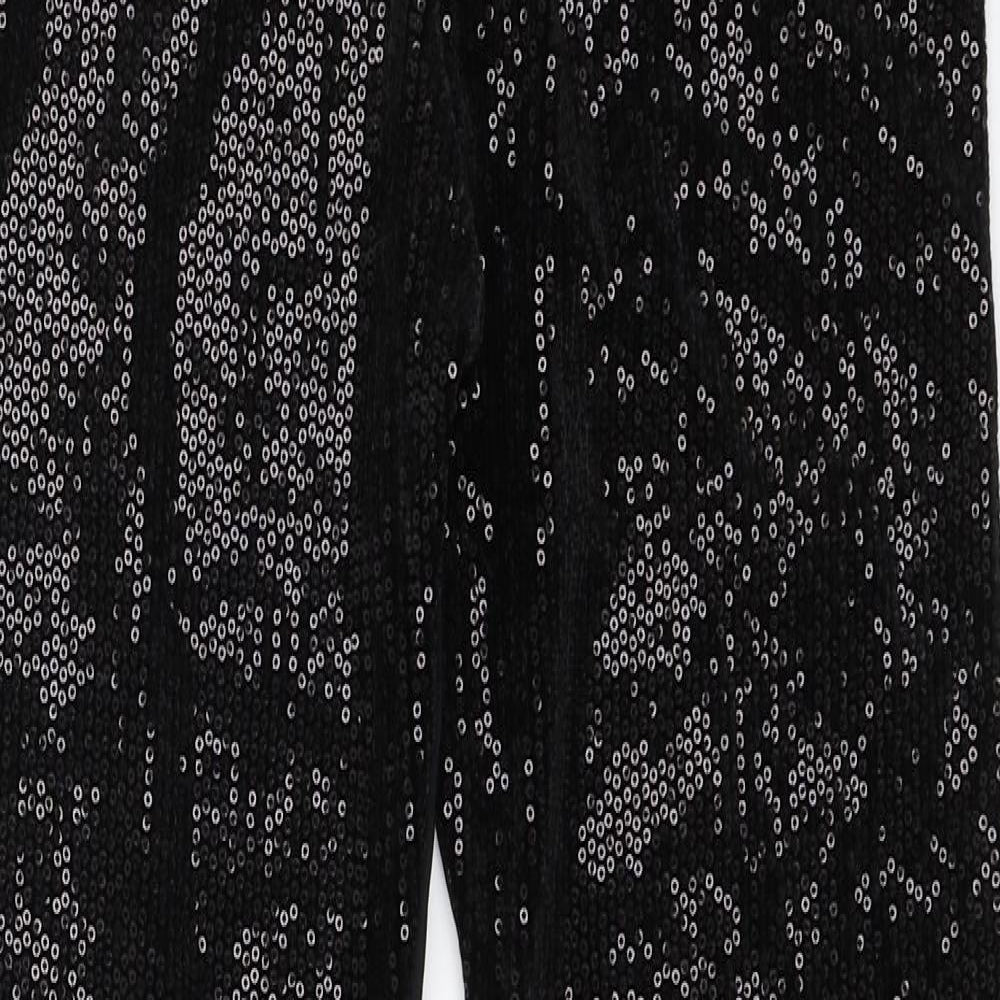 Calzendonia Womens Black   Dress Pants Trousers Size L