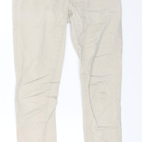 Camaieu Womens Beige   Chino Trousers Size S L26 in