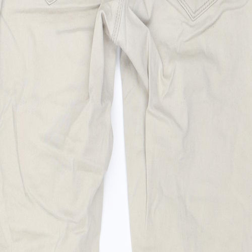 Camaieu Womens Beige   Chino Trousers Size S L26 in