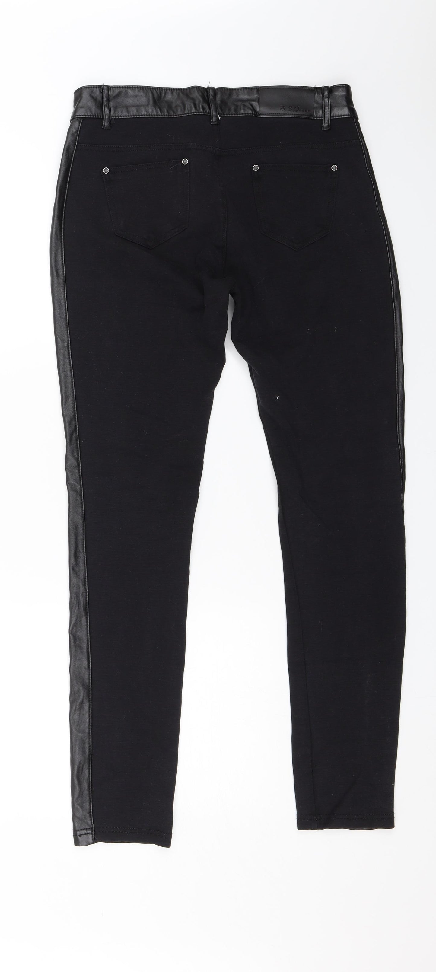 B.S jeans Womens Black   Jegging Trousers Size 12