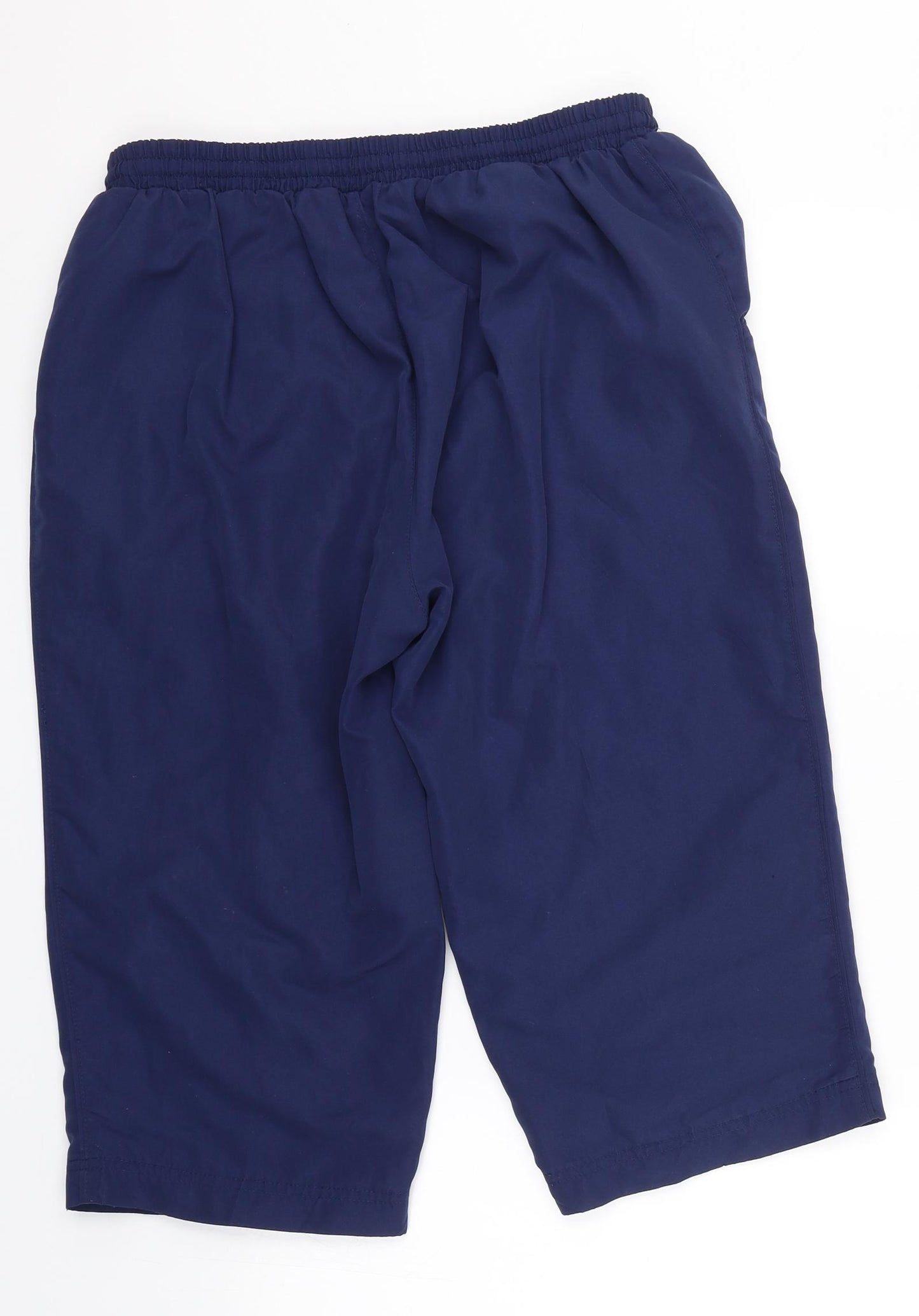 LA Gear Womens Blue   Track Pants Trousers Size 12  - 3/4 leg