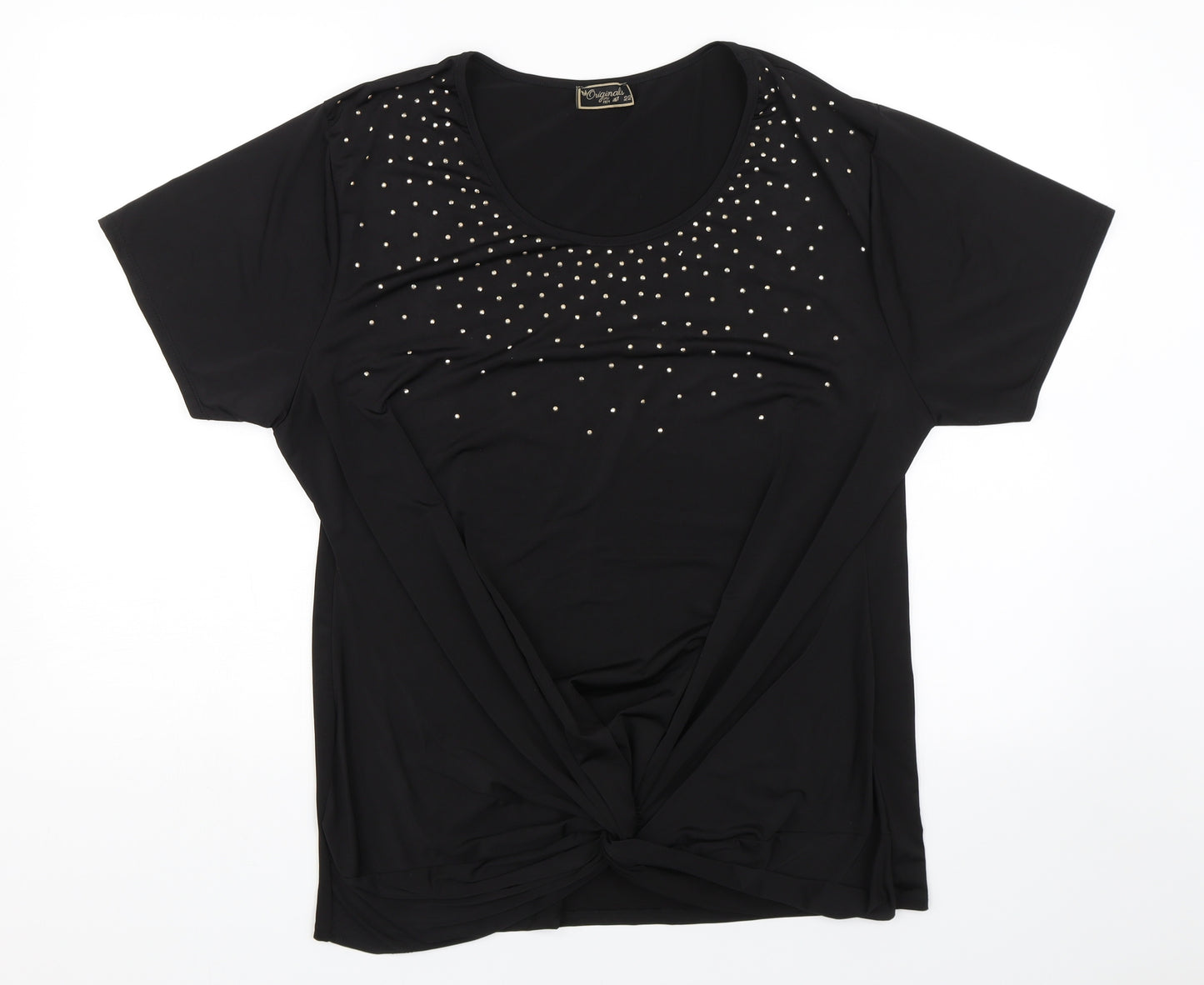 Originals 1974 Womens Black   Basic T-Shirt Size 22