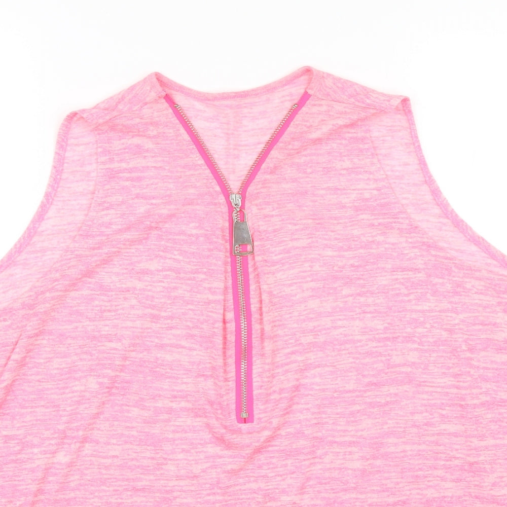 Preworn Womens Pink   Basic Tank Size 18