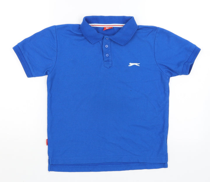 Slazenger Boys Blue Basic Polo Size 11-12 Years