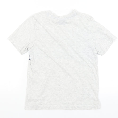 Rebel Boys Grey   Basic T-Shirt Size 11-12 Years
