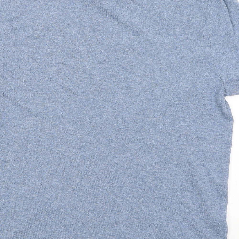 Nutmeg Mens Blue    Polo Size M