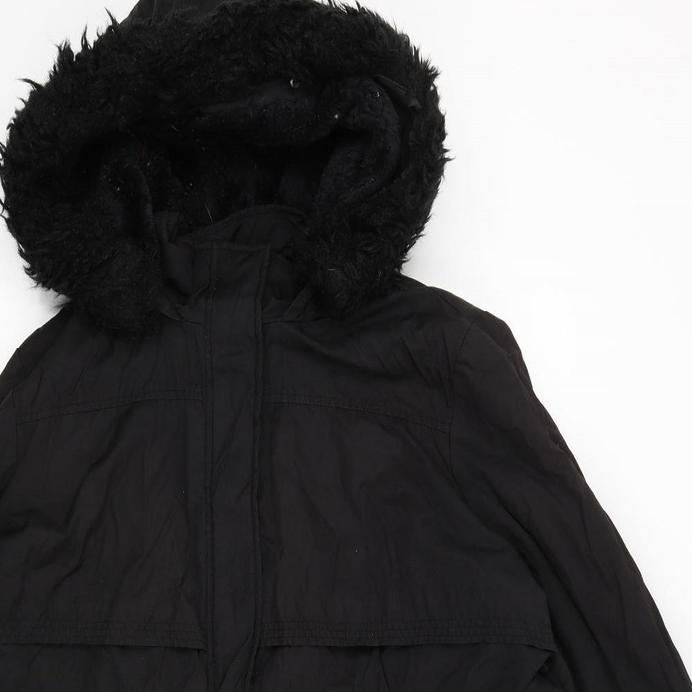 TU Womens Black   Puffer Jacket Jacket Size 22