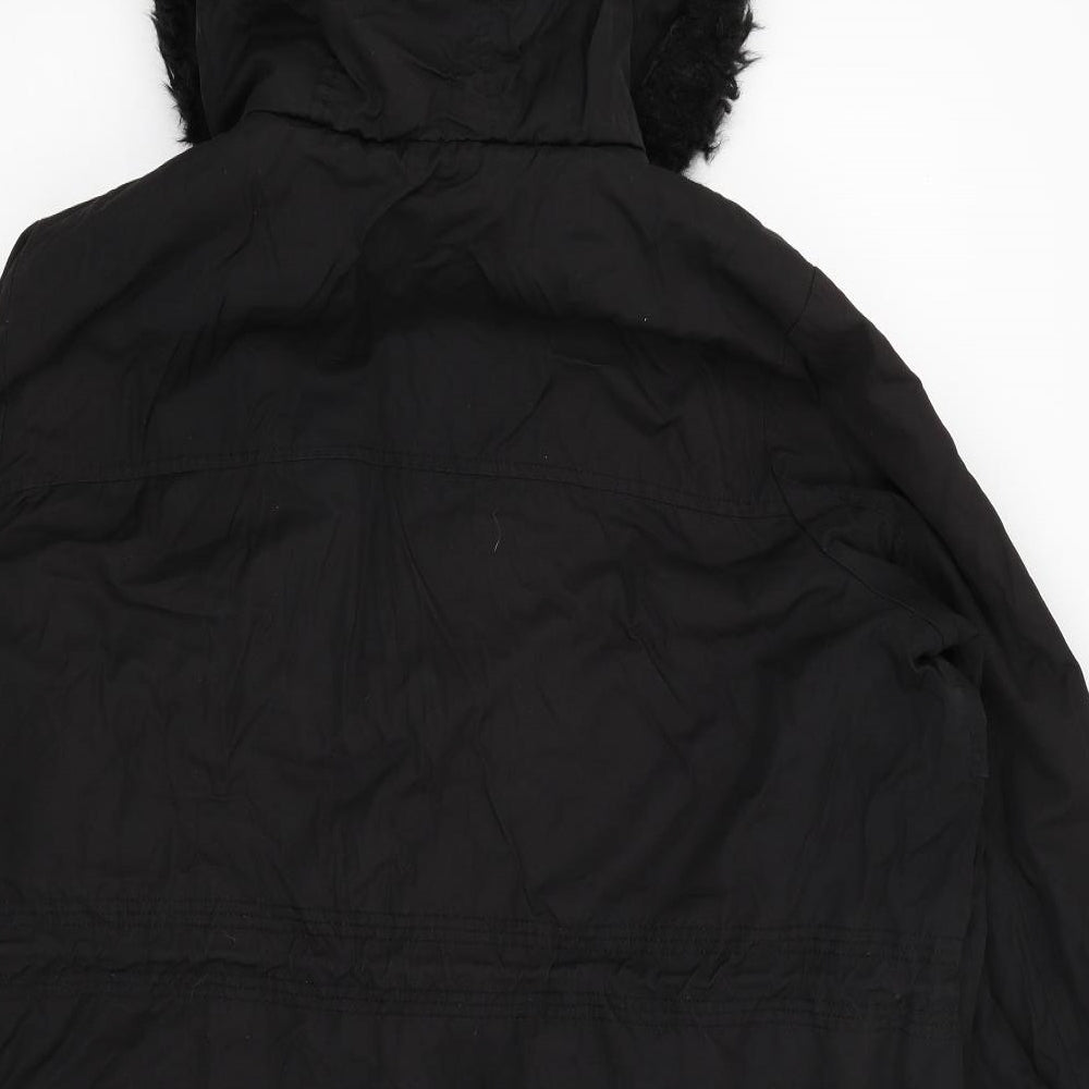 TU Womens Black   Puffer Jacket Jacket Size 22