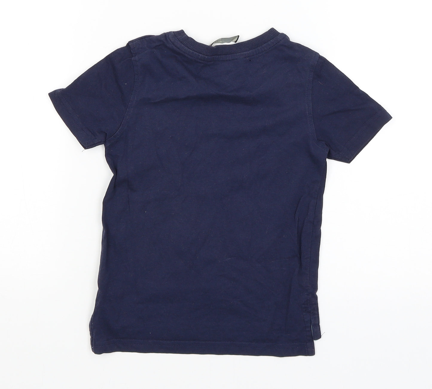 George Boys Blue   Basic T-Shirt Size 2-3 Years  - Play it Cool