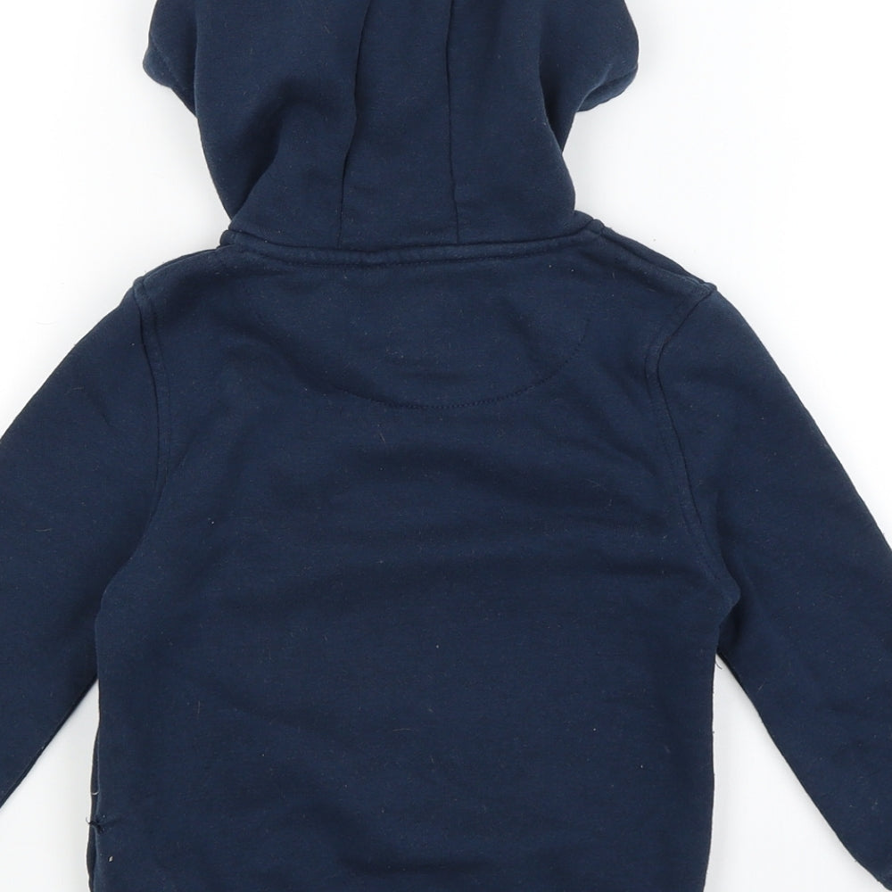 Primark Boys Blue   Full Zip Hoodie Size 3-4 Years