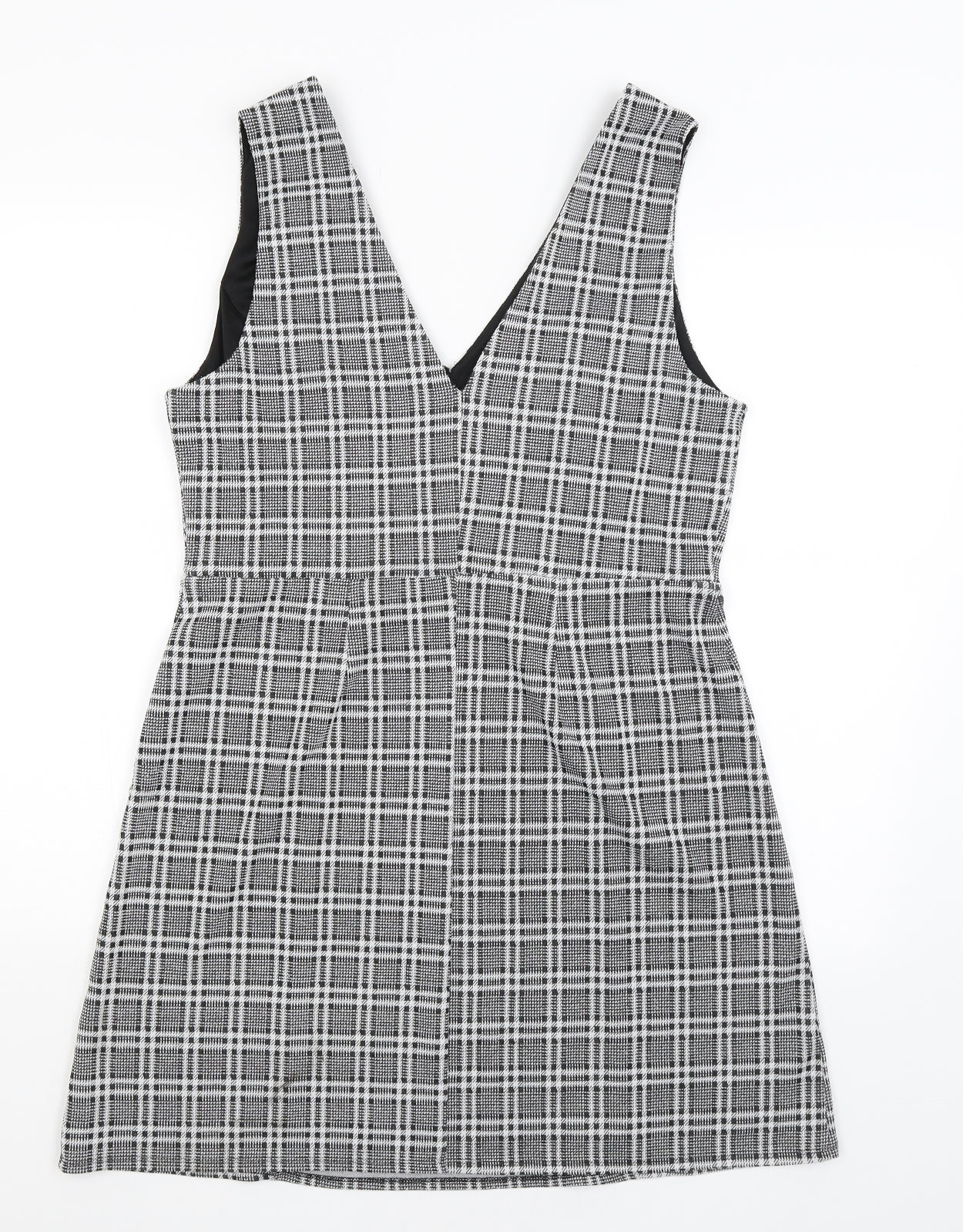 George Womens Grey Plaid  Basic Tank Size 14