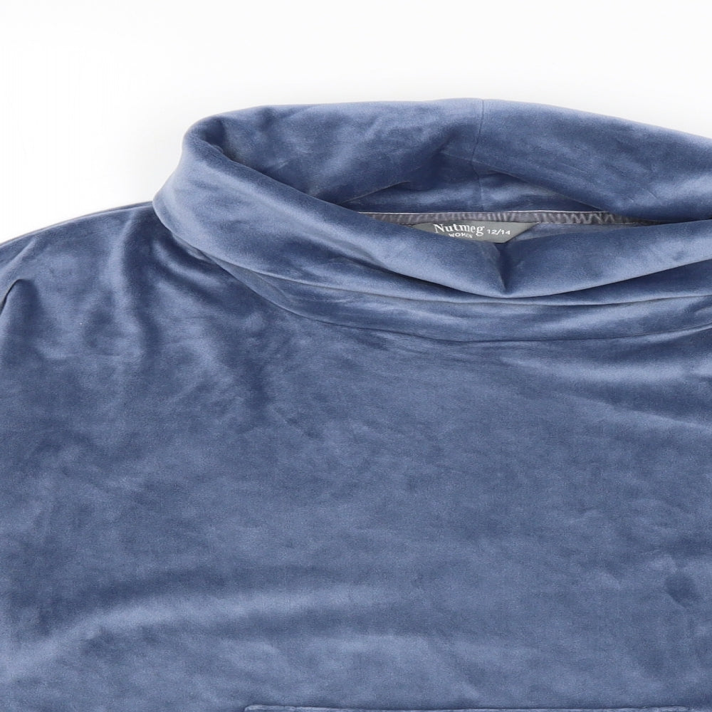 Nutmeg Womens Blue   Pullover Jumper Size 14
