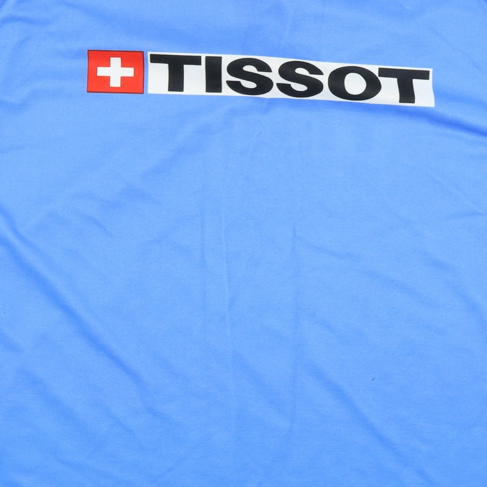 Preworn Mens Blue   Basic T-Shirt Size XL  - Football/Rugby