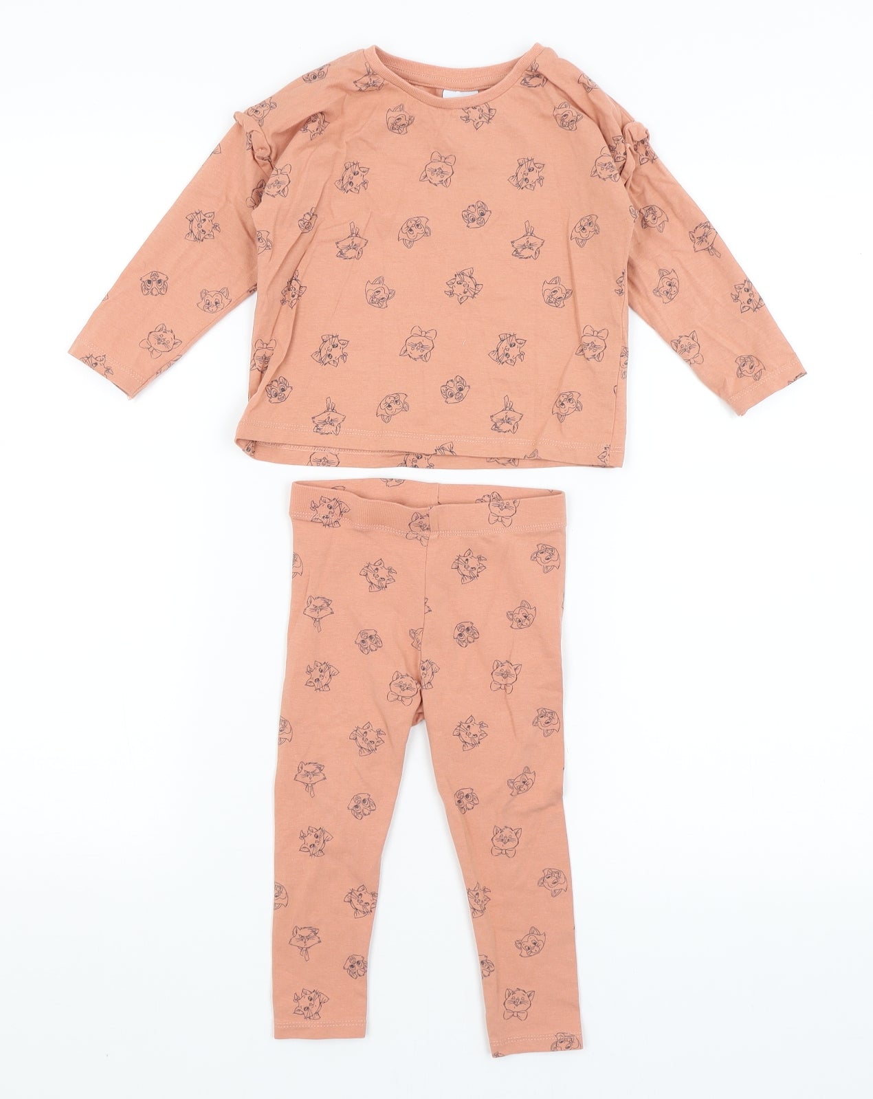 George Baby Pink   Trousers Set Outfit/Set Size 18-24 Months  - Aristocats