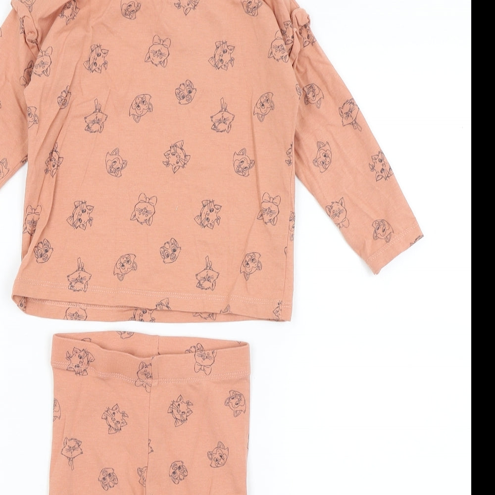 George Baby Pink   Trousers Set Outfit/Set Size 18-24 Months  - Aristocats