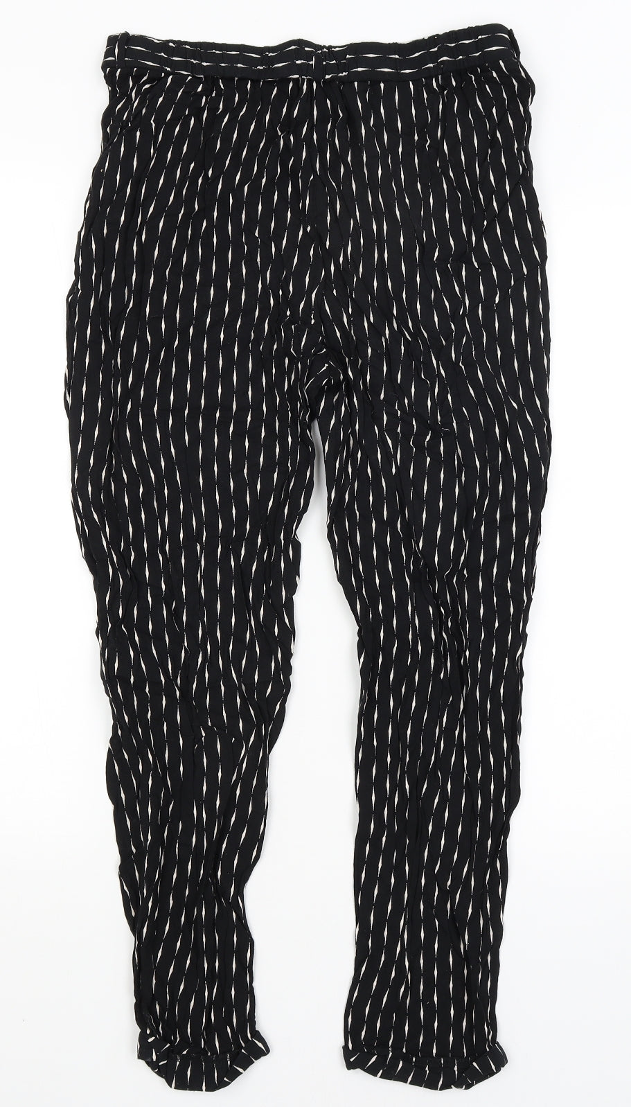 George Womens Black   Trousers  Size 12 L25 in