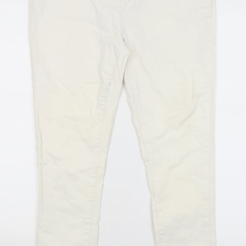 Parisian Womens White   Straight Jeans Size 14 L26.5 in