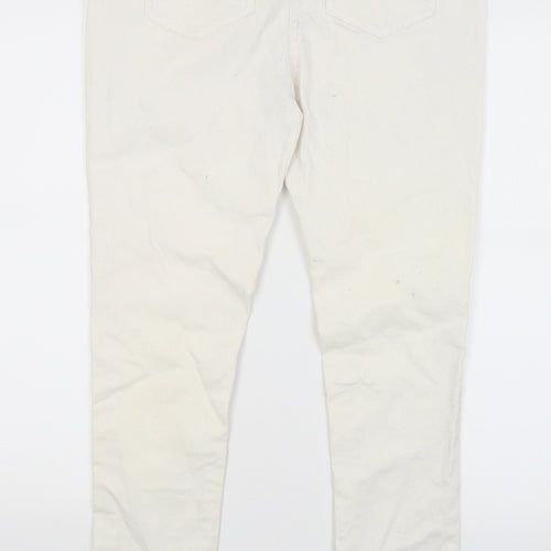 Parisian Womens White   Straight Jeans Size 14 L26.5 in