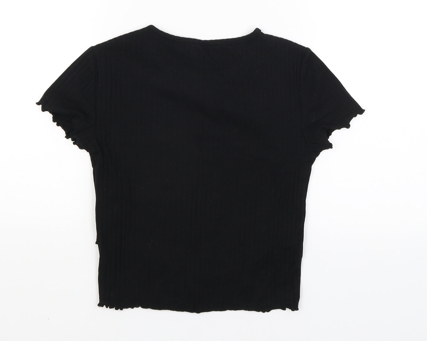 Even & Odd Womens Black   Basic T-Shirt Size XS