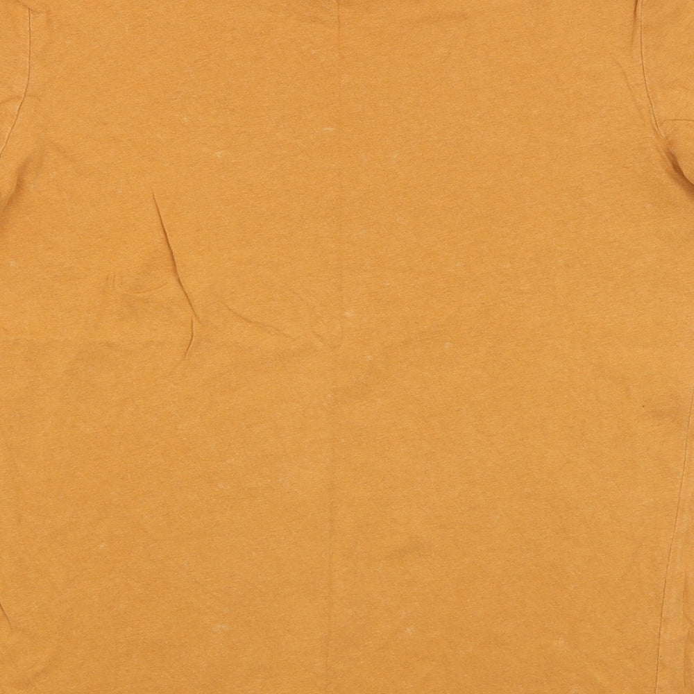 Zara Womens Orange   Basic T-Shirt Size S