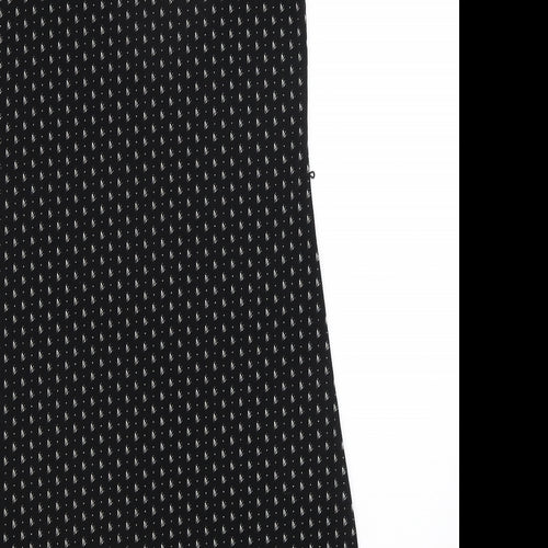 H&M Womens Black Polka Dot  T-Shirt Dress  Size XS
