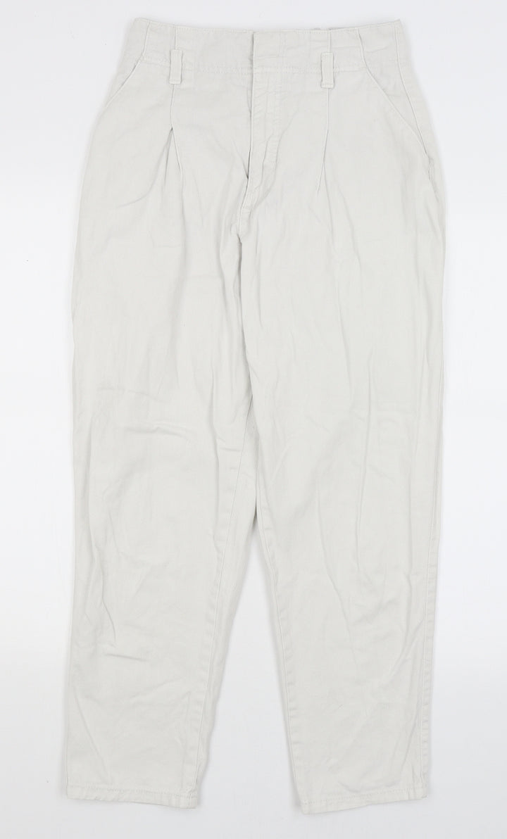 New Look Womens White Straight Jeans Size 10 L26 in