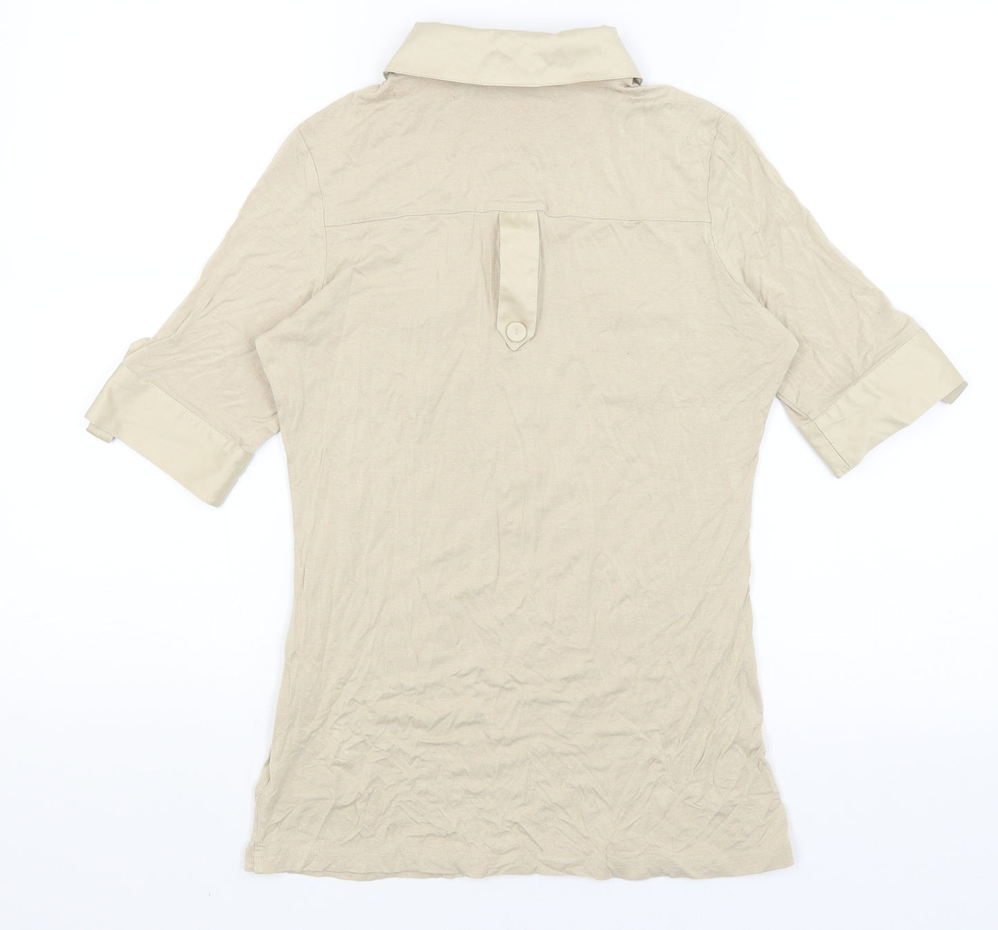 NEXT Womens Beige   Basic T-Shirt Size 8