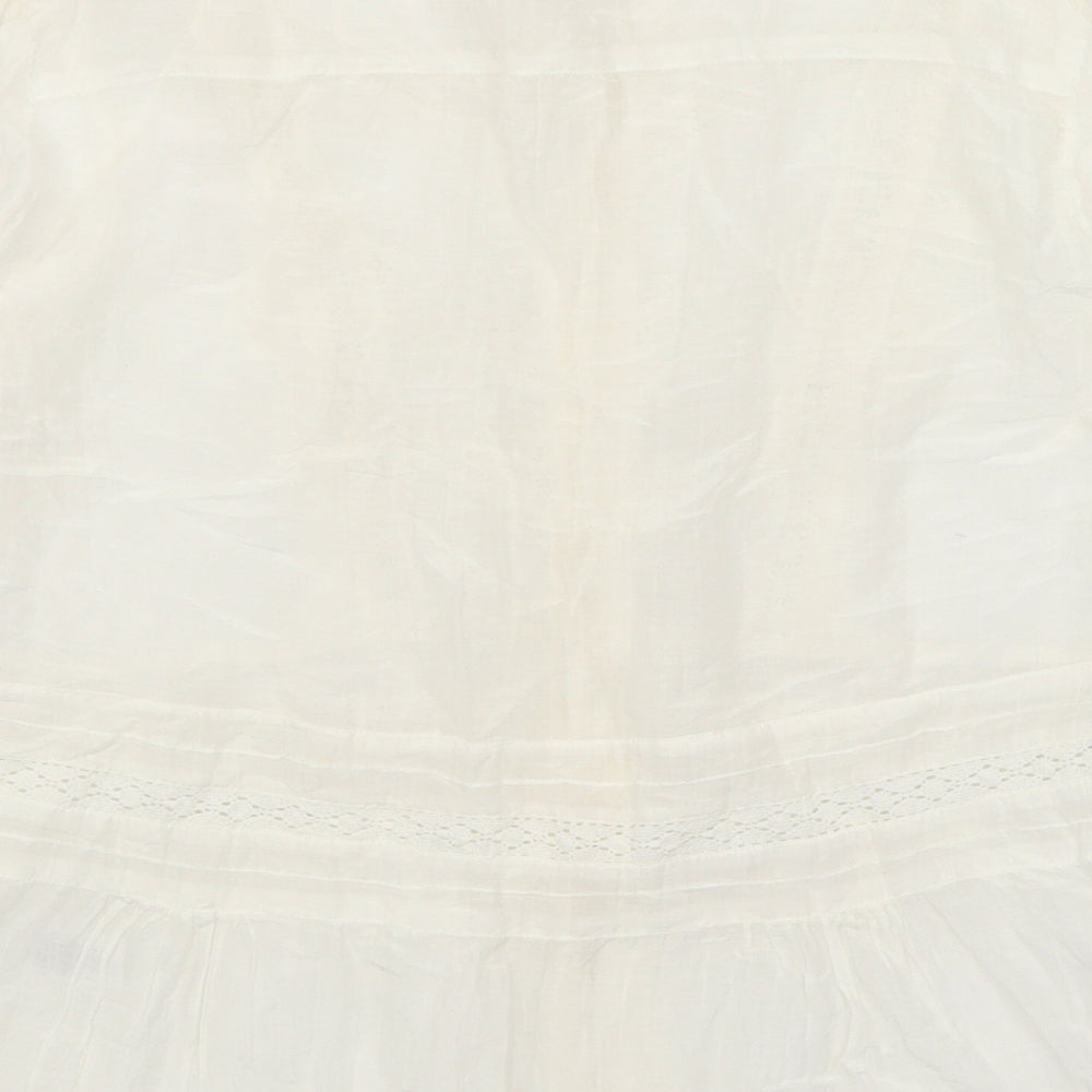 Principles Womens White   Basic Button-Up Size 10